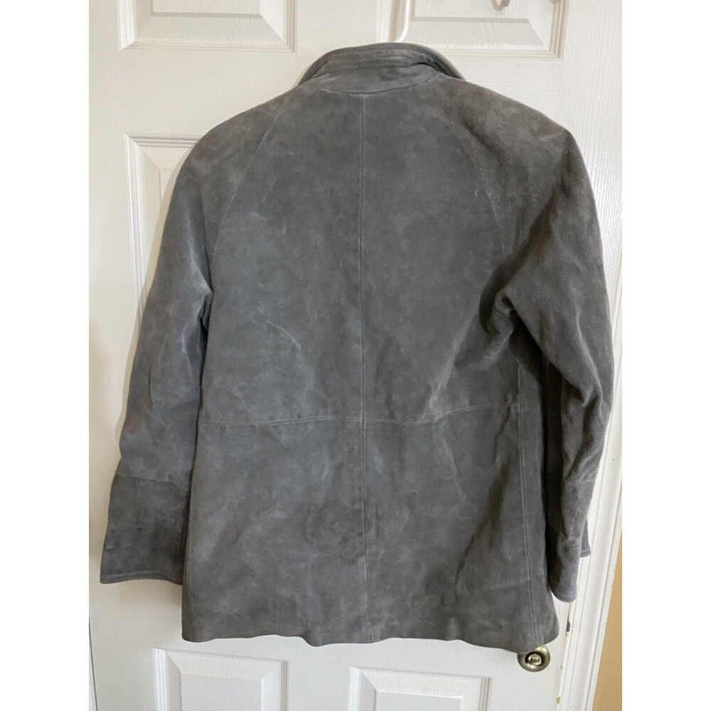 Vintage Jordache 100% Suede Cowhide Leather With Pockets Men’s Jacket Size Large - Picture 12 of 16